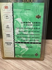 Upper Deck 2003-04 Top Prospects LeBron James Rookie Card St. Vincent-St. Mary. rookie card picture