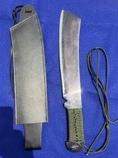 Gil Hibben Rambo IV Heavy Hunting Survival Tactical Machete Knife &Sheath GH5007