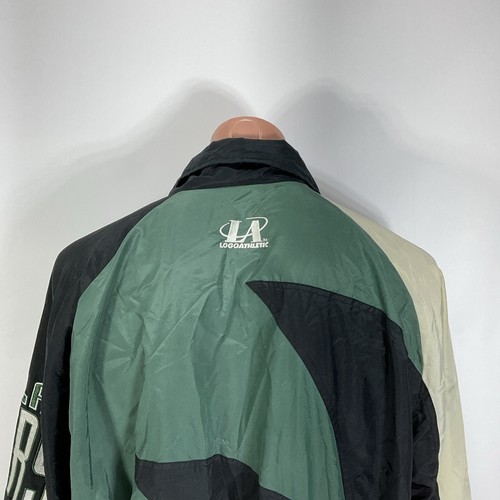 Chaqueta De Colección Años 90 LA Logo Athetic Dallas Stars DIENTE DE TIBURÓN Talla GRANDE L RARA - Imagen 7 de 13