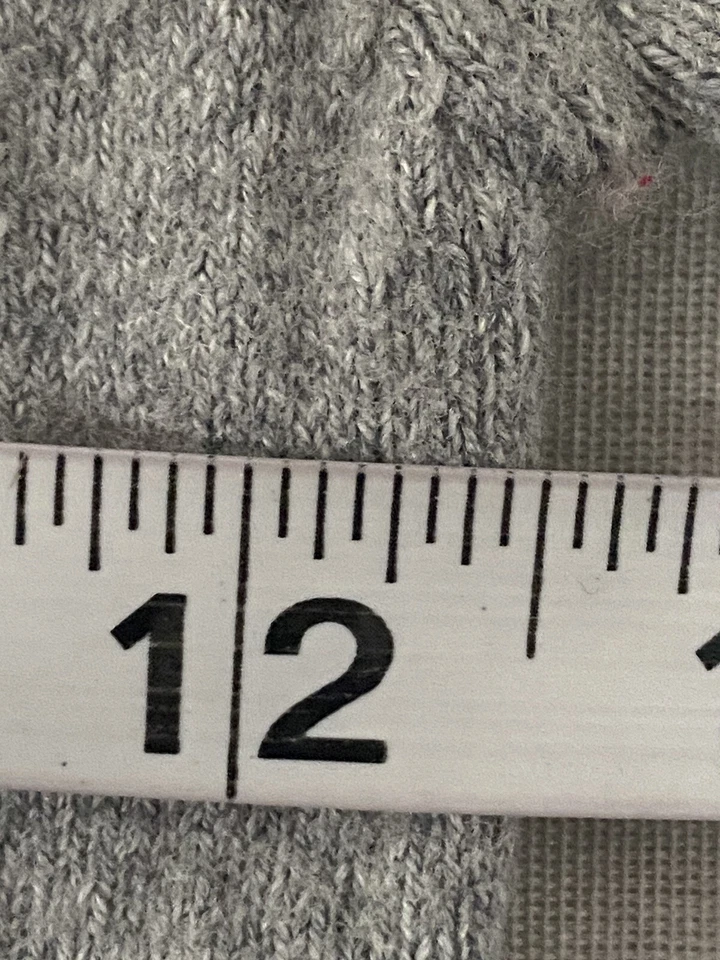 Catimini Boys long sleeve pull over sweater collared gray cotton wool  Size 5 - Image 3 of 4