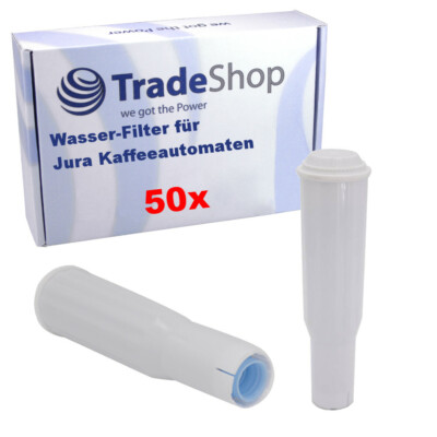 50x Wasser-Filter für Jura Impressa Z5, Z5 2@1, Z9, J5, C5, S7, S9 Filterpatrone