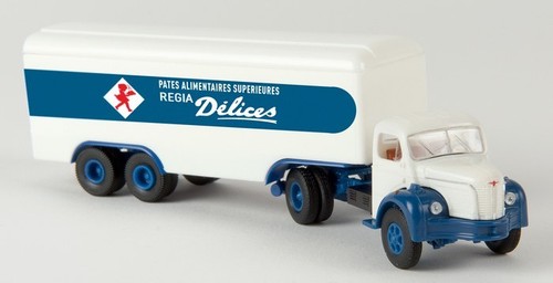 Brekina 85423 - 1/87 Berliet Glr 8 Box Semitrailer Truck - Délices - New - Picture 1 of 1