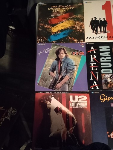 9 Laser Discs Music,Concert-Police, Smithereens,BeeGees,John Cougar Mellencamp++ - Picture 6 of 13