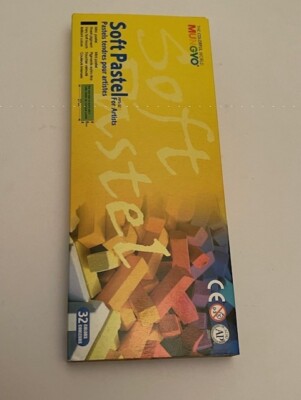 MUNGYO Soft Pastels für Künstler HALBER Stick 32 Farben