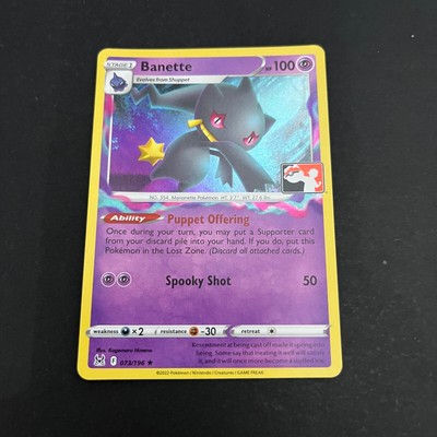 Banette 073/196 Cosmic Holo Rare Play! Preispaket Serie 3 Pokemon Karten TCG