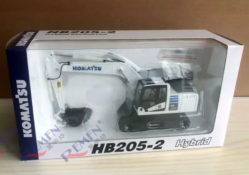 Komatsu HB205-2 Hybrid Excavator 1/50 Scale DieCast Model New in Original Box
