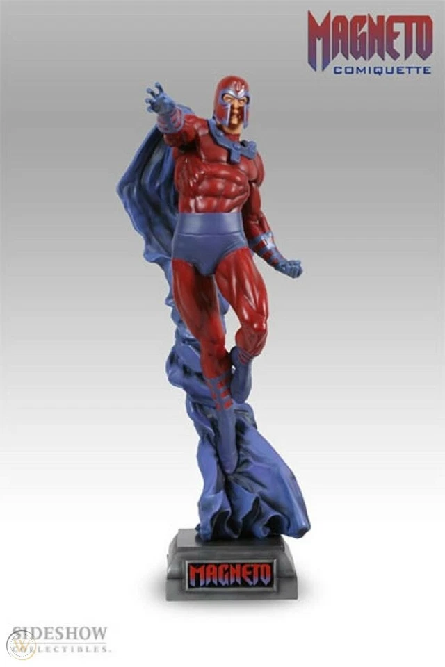 SIDESHOW EXCLUSIVO MAGNETO POLYSTONE ESTATUA COMIQUETTE X-MEN Busto Figura Foto 2 de 4