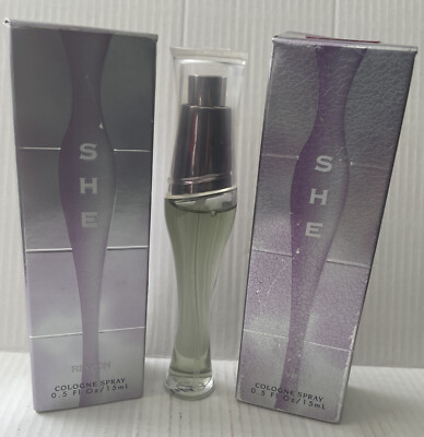 Revlon SHE 2 x 0.5oz Cologne Spray For Women Read Listing New In Box 2 Pcs. RARE