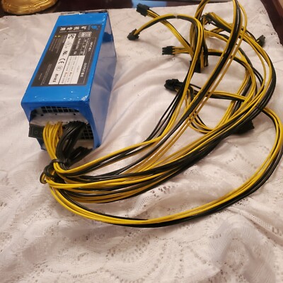 2400w PSU HIGH PERFORMANCE Professional Mining Power Supply Ethereum BTC 220v