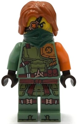 Lego New Minifigure Ronin Legacy Dark Green Bandana Part