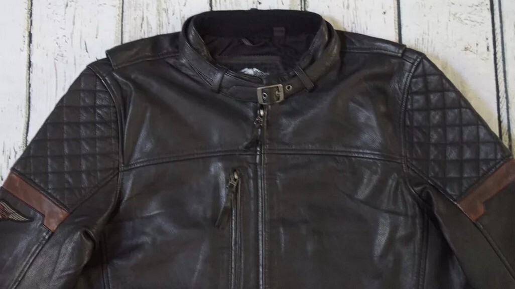 GENUINE Harley-Davidson 2XL Varick Winged B&S Leather Jacket 97165
