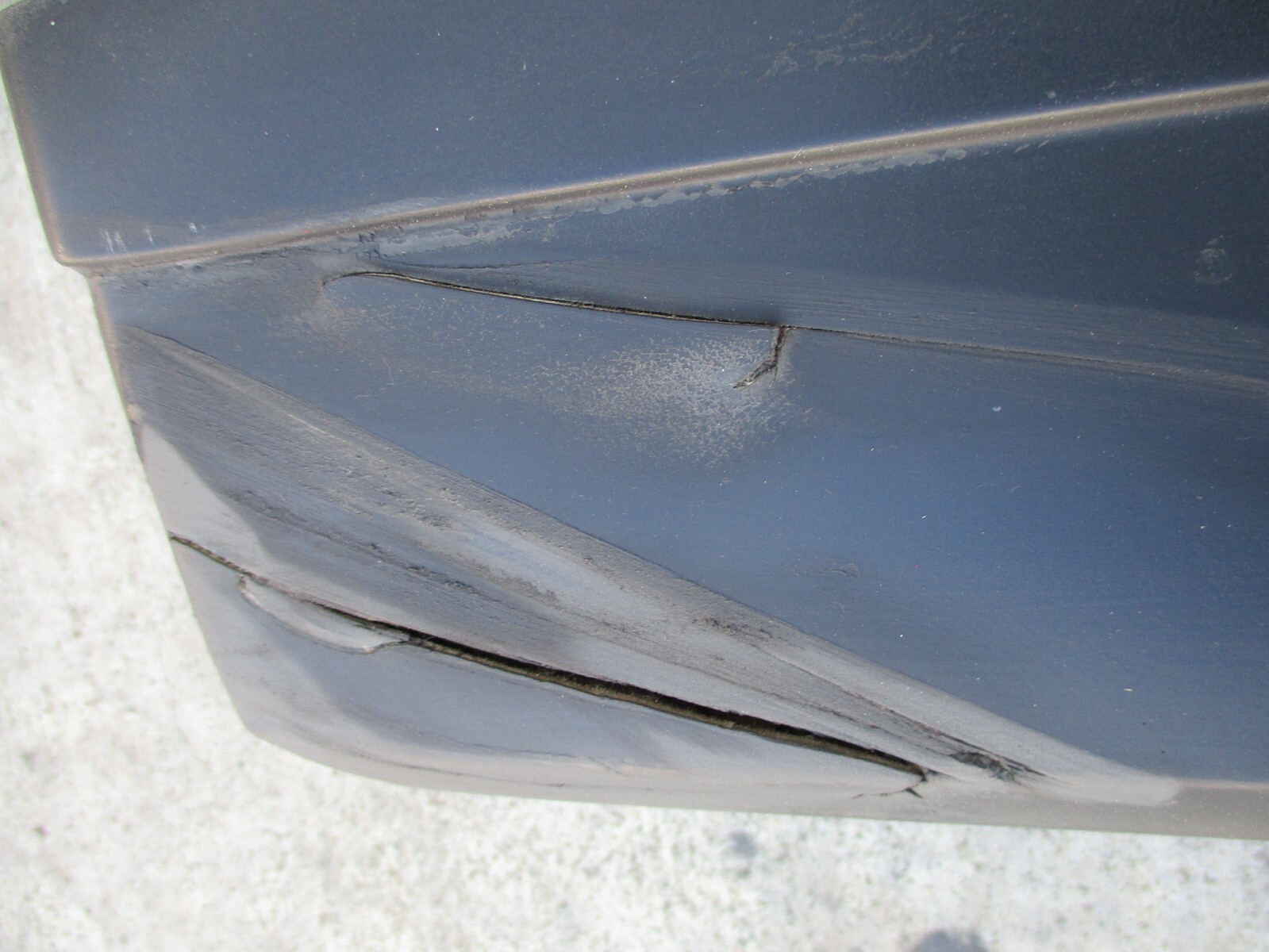 1979 Ferrari 308 GTS  - Rear Bumper # 60185006 Straight USED & Needs Repair