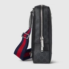 Gucci Soft GG Supreme Sling Sac à Dos Ceinture Sac Body Bag Noir NEUF