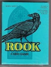 Rook Card Game Classic Parker Brothers Hasbro 2001 New Sealed Blue Box USA Made