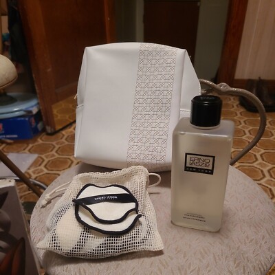 Erno Laszlo HydrapHel Skin Supplement Set With Reusable Toner Pads And Bag.