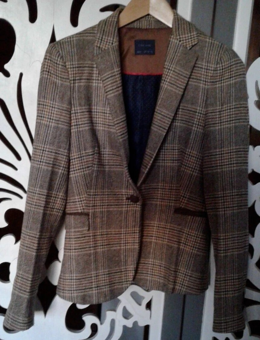 Giacca scozzese zara clearance