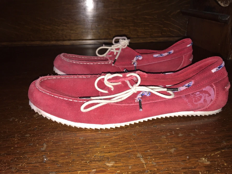 Sapato Liso Feminino Casual Dirsel Brave Tamanho 41 UE 10 EUA Camurça Borgonha - Imagem 2 de 4