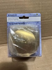 Kingston Brass DTT207 Tip-Toe Tub Drain, Brushed Brass