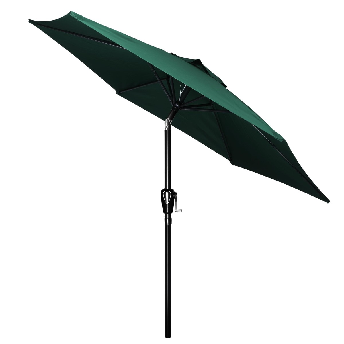 11 tilting patio umbrella with led lights Galtech 11' Aluminum Lighted Auto Tilt Deluxe Umbrella