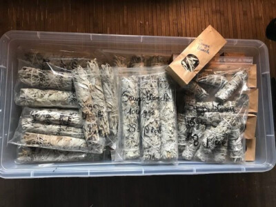 Weißer Salbei aus Kalifornien Baguette XL - ca. 80 bis 100 gr