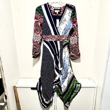 Anthropologie Moulinette Soeurs Istanbul Scarf Print midi Dress Size 2