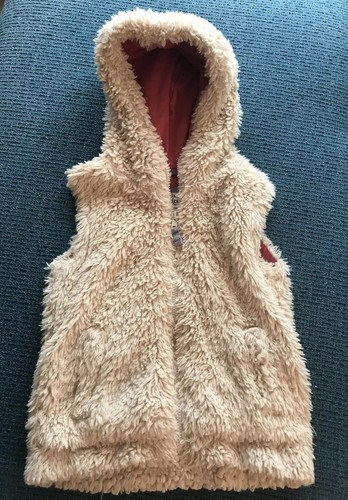 Mini Boden 31670 Faux Sheep Fur Hooded 