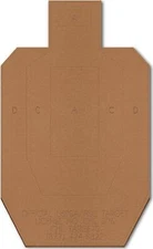 Official USPSA/IPSC Cardboard Targets, Competition Torso Target, Silhouette US