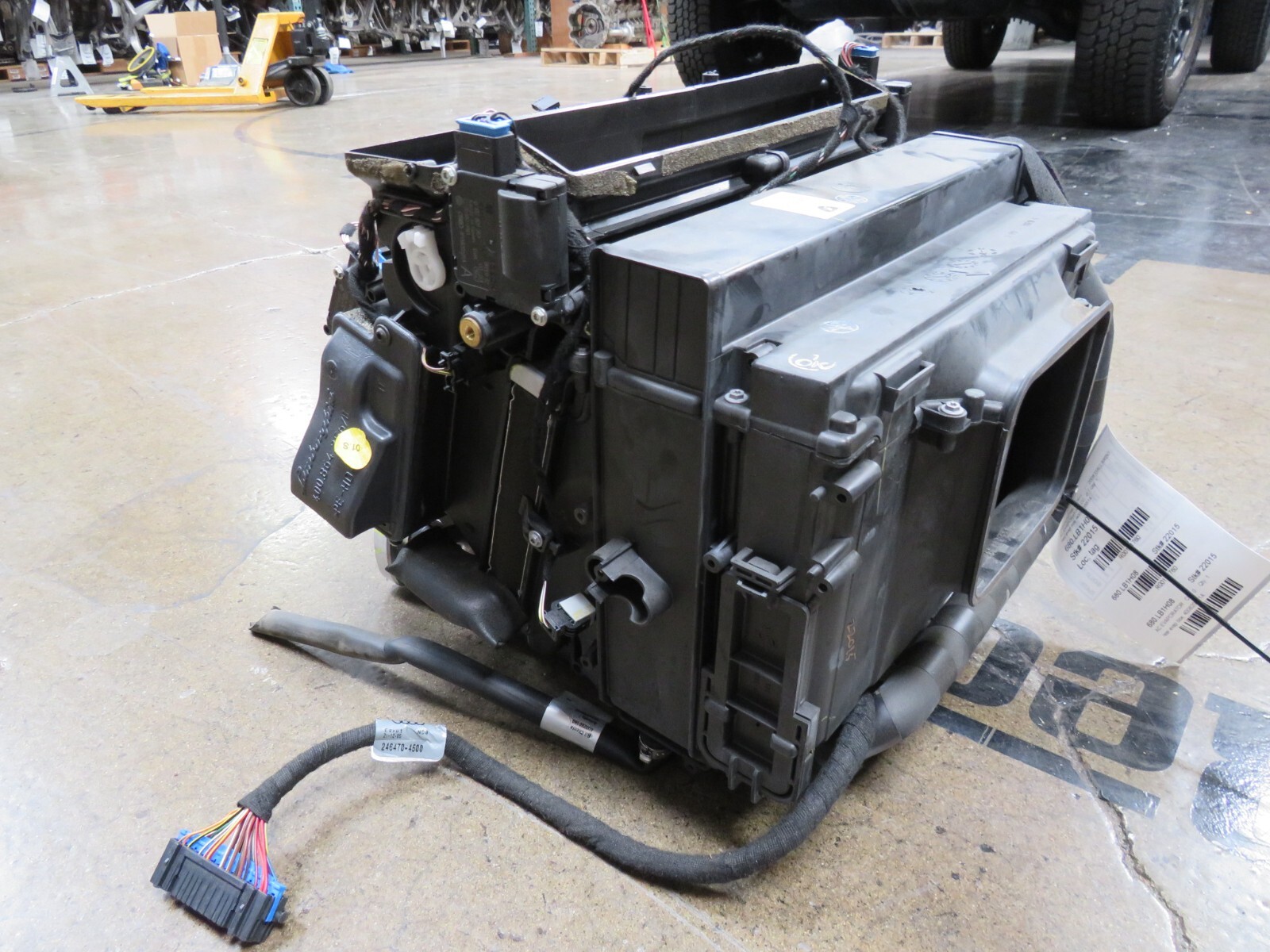 Lamborghini Gallardo, Spyder, Rear AC Evaporator Box, Used, P/N 400820351A