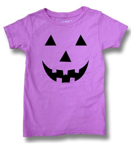 NUEVA CAMISETA PERSONALIZADA DE ALGODÓN PREENCOGIDA PARA NIÑOS NIÑAS HALLOWEEN CALABAZA DIVERTIDA - Imagen 13 de 15