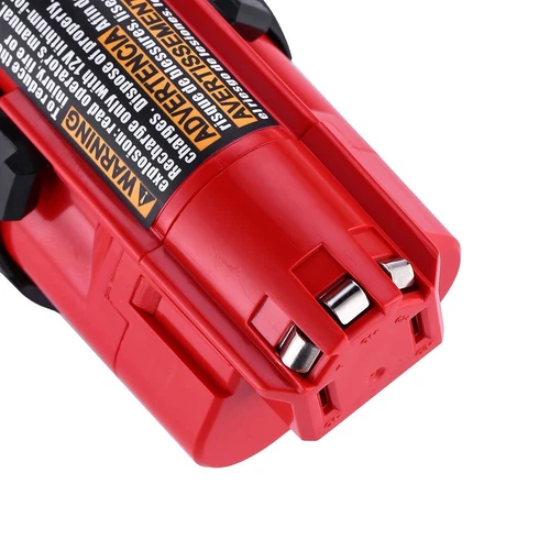 2X BATTERY M-12 For MILWAUKEE M12B 12V LITHIUM-ION 3.5AH 48-11-2401 48-11-2430 - Picture 2 of 5