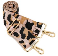 Zooeass Leopard Print Replacement Crossbody Bag Purse Wide Shoulder Strap