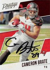 Cameron Brate autographed Football Card 2018 Panini Prestige Refractor #23