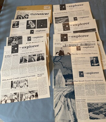 9 Issues 1959 Western Electric Reading Plant Co Newspaper Explorer & Extra