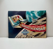 Vintage McDonalds 1983 Ronald McDonald Space Explorer Coloring Calendar MINT