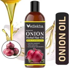 Vedlekha Red Onion Hair Oil for Hair Growth Hair Fall Control - 100ml