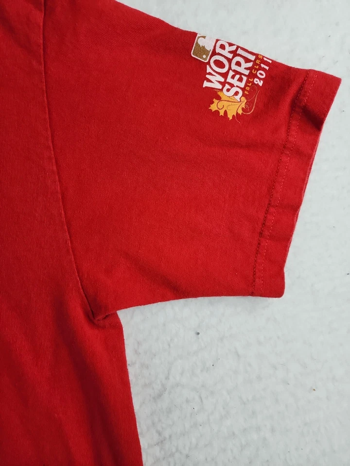 Vintage 2011 Texas Rangers World Series #23 Beltre Logo Red T-shirt Mens Medium - Image 3 of 4