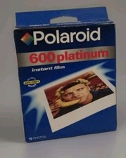 Polaroid 600 Platinum Instant Film 10 Photos Exposures exp 06-2001 Sealed NOS
