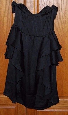american eagle black strapless dress AE Sunchaser Strapless Midi Dress Women's Black S