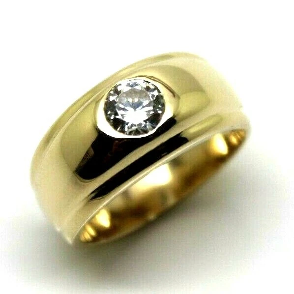 9ct gold ring deals with cubic zirconia