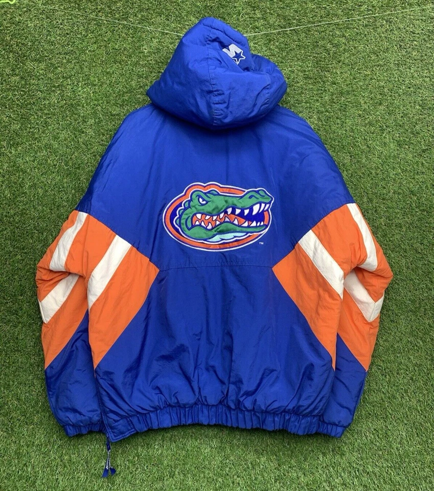 Chaqueta De Colección Florida Gators Starter Para Hombre Grande Puffer Anarok Años 90 Y2K Foto 2 de 4