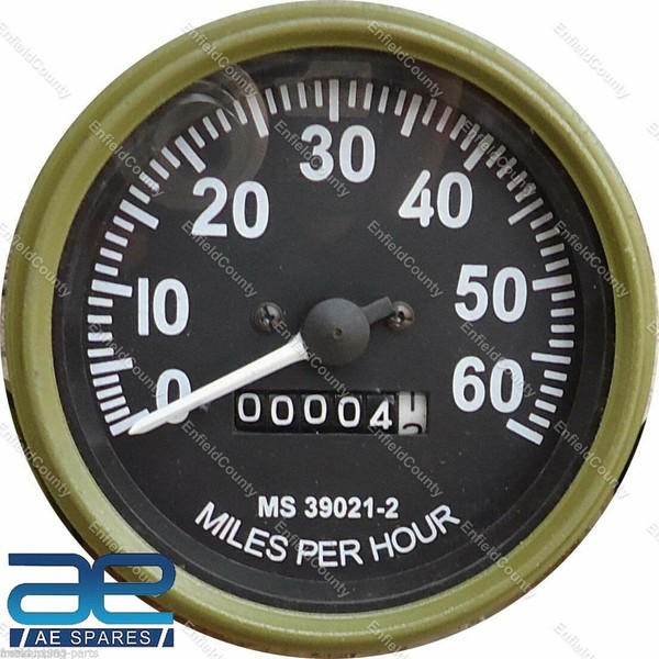 FüR Willys MB Ford Gpw M38 CJ2A CJ3A Jeeps Tachometer OlivgrüN Einfassung ECS-image