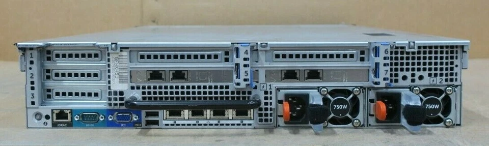 Dell PowerEdge R720 Six-Core E5-2640 2.50GHz 48GB Ram 2x 300GB 10K HDD 2U Server - Image 2 of 2