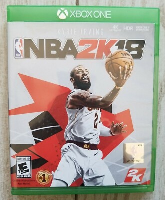 NBA 2K18 Video Game - Microsoft Xbox One - Kyrie Irvine - excellent condition!
