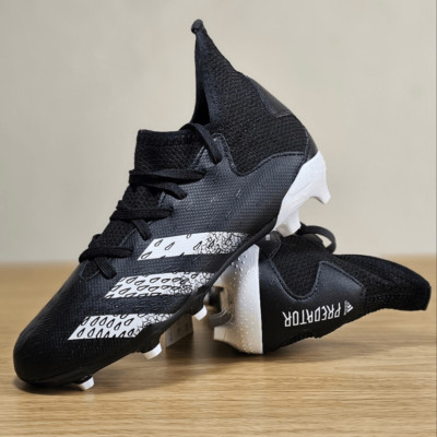 Adidas Predator Freak.3 FG Soccer Cleats Girls 2 Black White