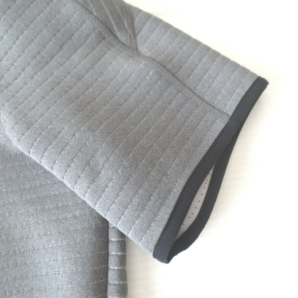 Nike Men PRO Short Sleeve 1/4 Zip Hoodie - CQ8343 - Gray 011