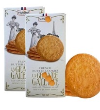 2 x St Michel La Grande Galette French Butter Cookies Biscuits Snacks 1.3 lb Box