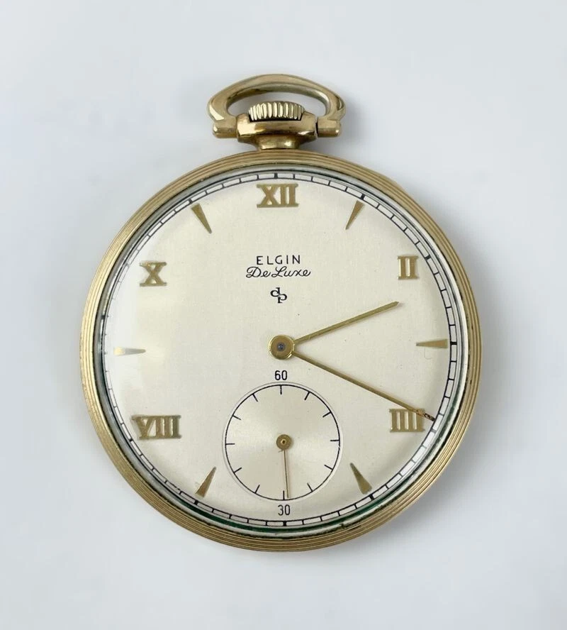 Elgin 10k gold deals filled pocket watch