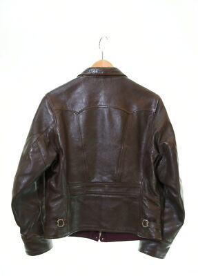 Used] The REAL McCOY'S ROUGH WEAR flight jacket brown 445018 34