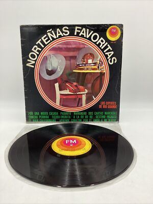 LOS COYOTES DE RIO GRANDE nortenas favoritas (FM MEXICO VINYL LP) VG++ (scarce!)