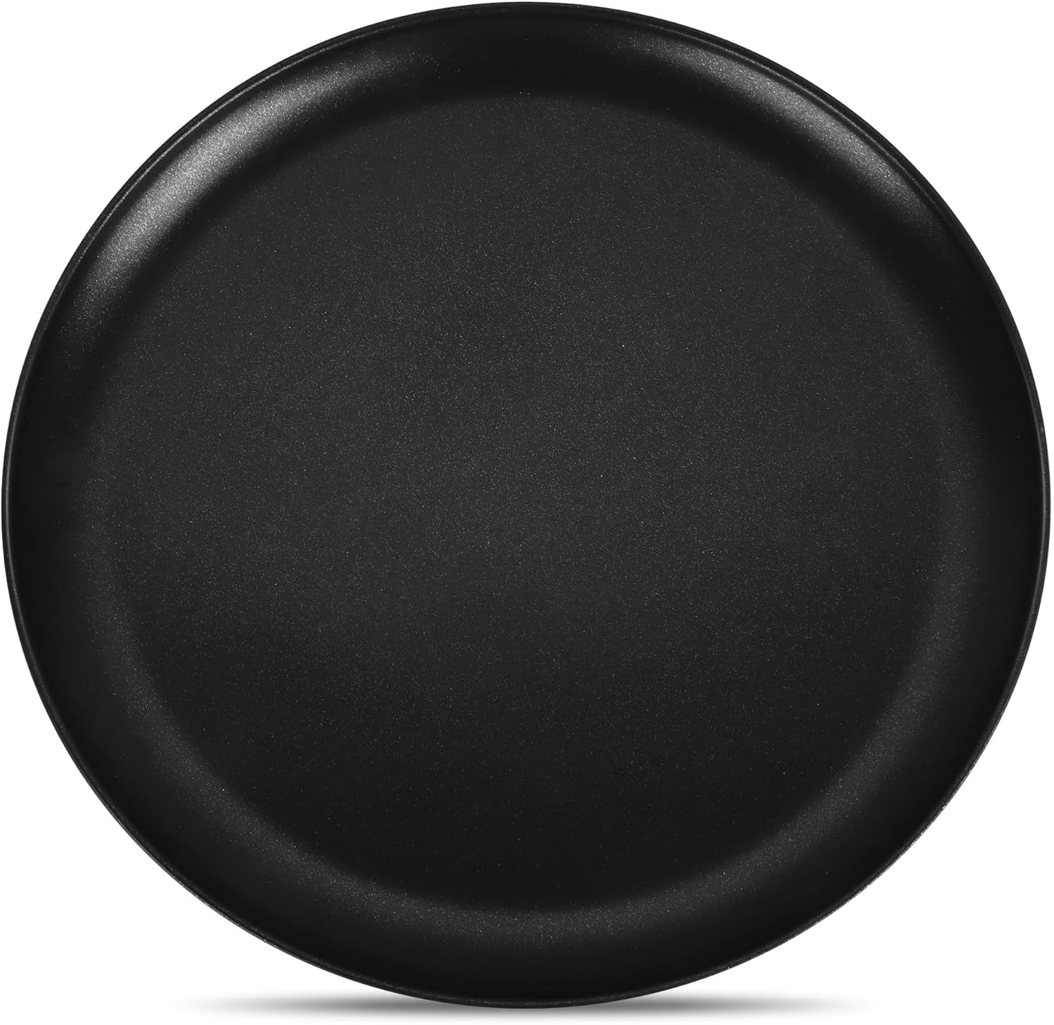 10-Inch Black Nonstick Stainless Steel Pizza Pan for Toaster Oven